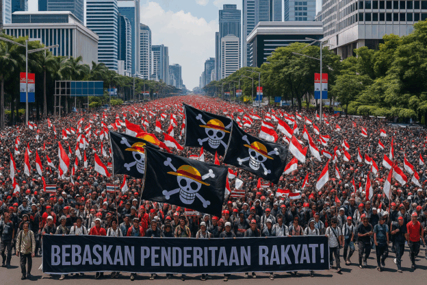 Kontroversi Bendera One Piece di Acara Resmi: Antara Kreativitas dan Simbolisme Nasional