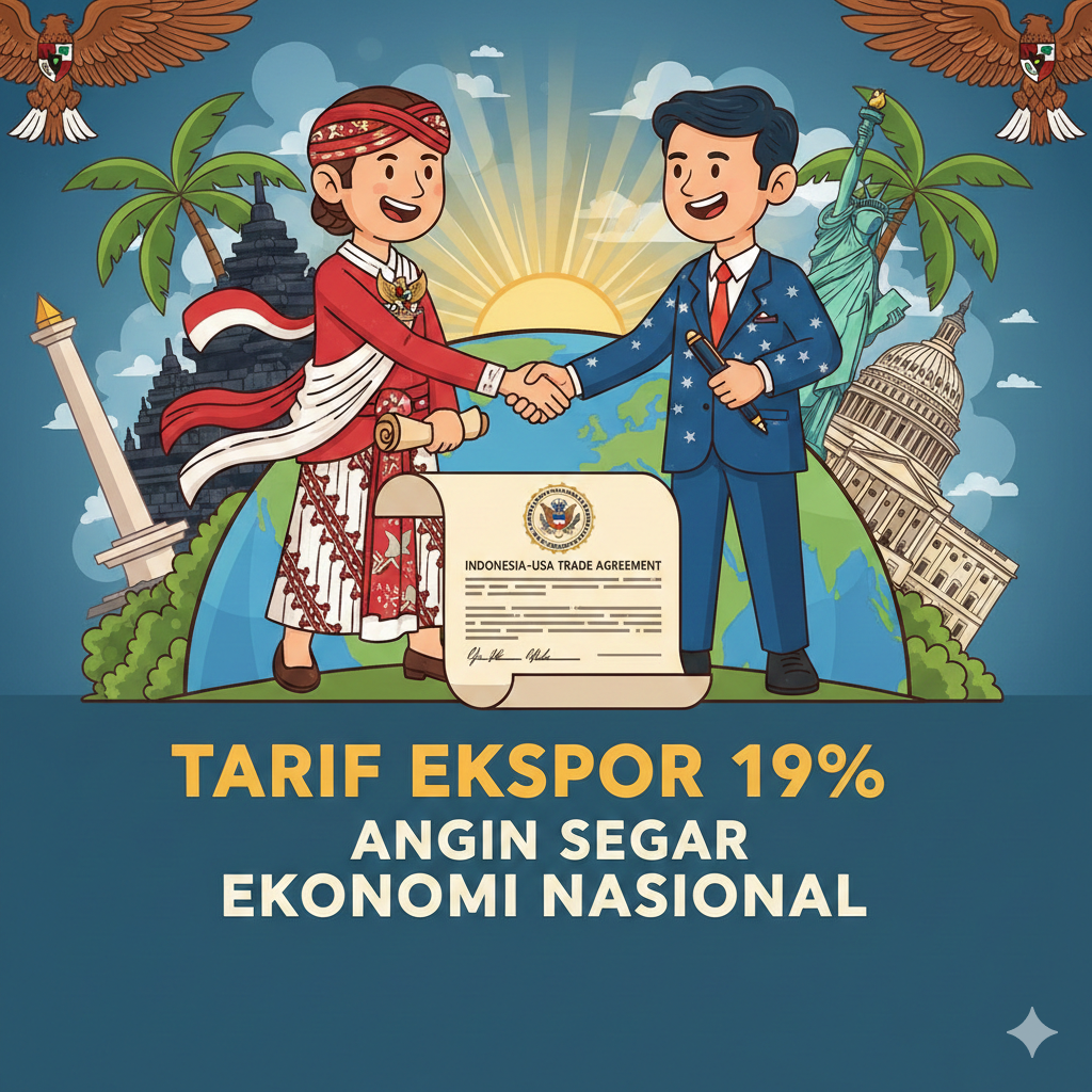Indonesia dan Amerika Serikat Tandatangani Perjanjian Dagang Penting: Tarif Ekspor 19% Jadi Angin Segar bagi Ekonomi Nasional